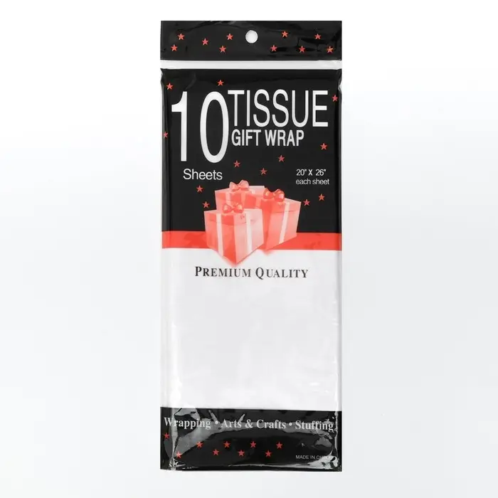 Бумага тишью &laquo;Жемчужная&raquo;, белый, 50&times;66 см