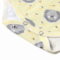 Боди Bloom Baby Ёжики с дл. рукавом, р. 68 см, желтый