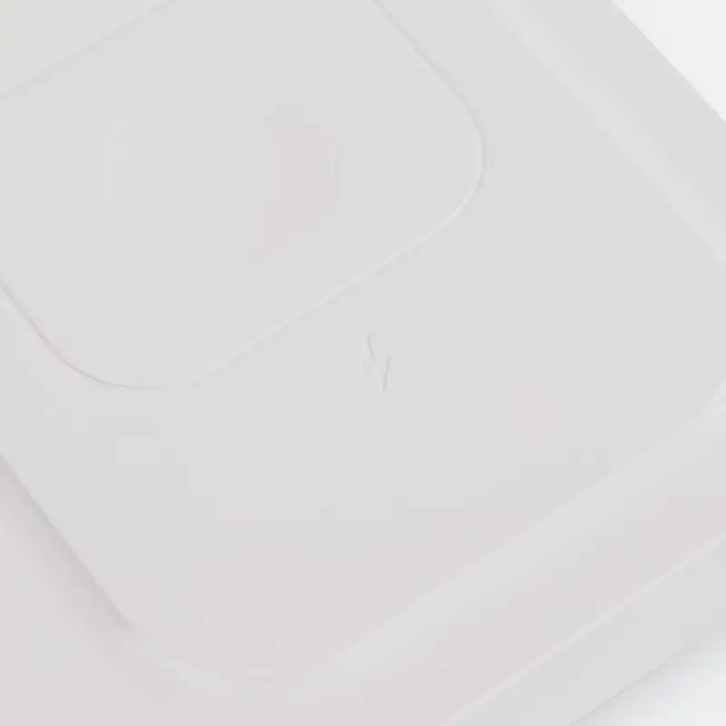 Беспроводное зарядное устройство с подогревом кружки Hot Task, белое