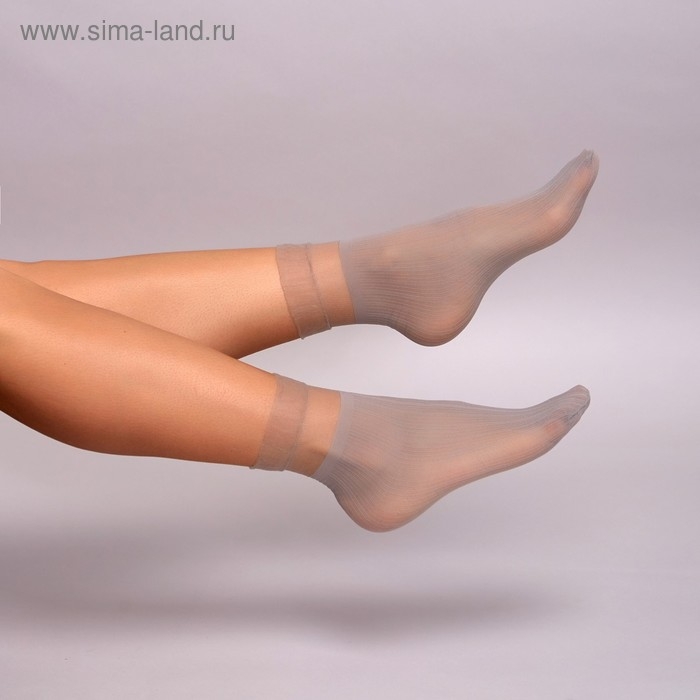 Набор стеклянных женских носков 3 пары "Итальянка", р-р 35-37 (22-25 см)