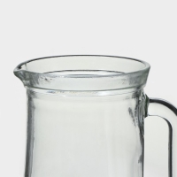Кувшин &laquo;Крист&raquo;, стеклянный, 1200 мл, крышка МИКС