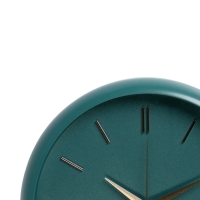 Часы настенные, интерьерные "Классика", d-30 см, со стеклом, зеленые