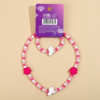 Бижутерия &laquo;Волшебной девчуле&raquo; набор для девочек: браслет и бусы, 7 х 9 см