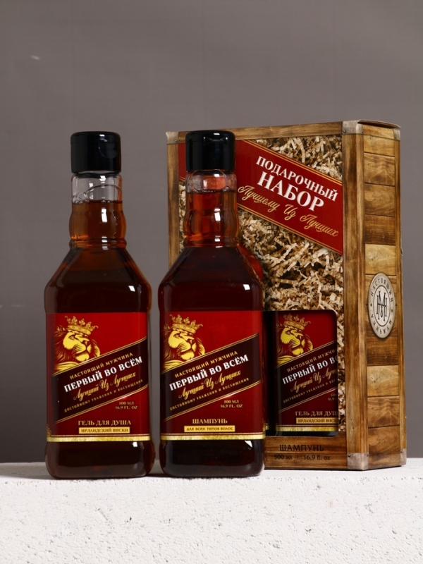 Набор "Первому во всём", шампунь и гель для душа, 500 мл