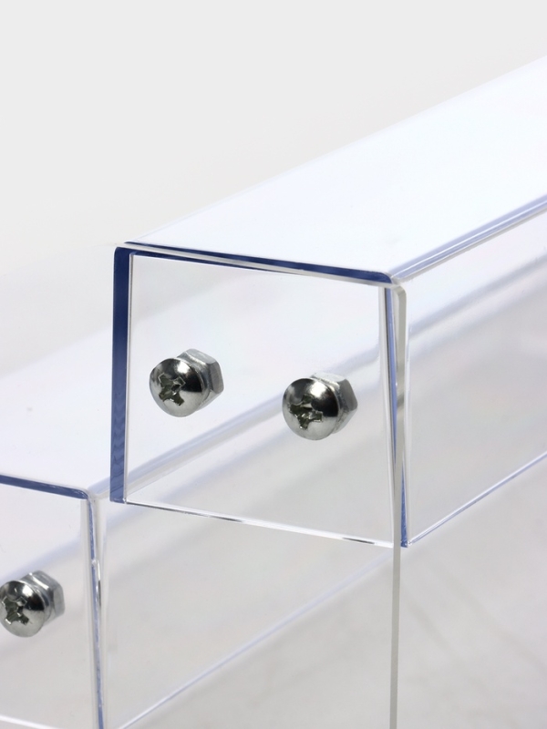 Подставка под лаки 3 этажа, 31&times;10,3&times;12,8 см, оргстекло 2 мм