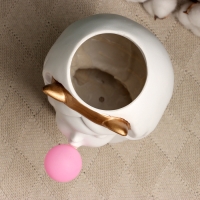 Кашпо - ваза "Девочка с жвачкой" 23х22х16см