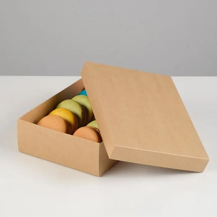 Коробка подарочная складная, упаковка, крафт, 21&times;15&times;5 см