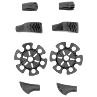 Палки треккинговые Maclay, телескопические, 3-х секционные, до 135 см (2 шт), ПОЛНЫЙ НАБОР   1082322