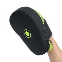 Лапы боксерские изогнутые FIGHT EMPIRE, CLASSIC, ПУ, чёрно-жёлтые, пара