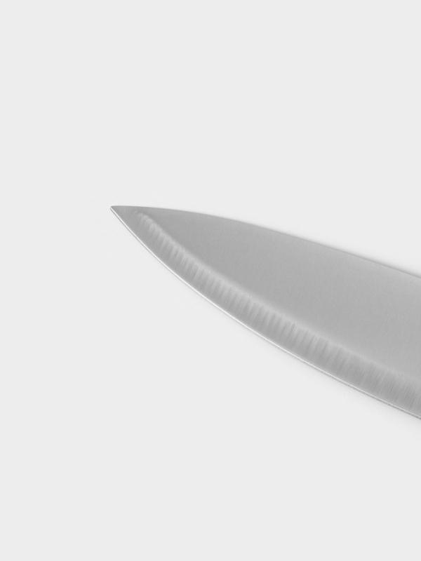 Нож - шеф Доляна Bull, лезвие 23 см, цвет красный