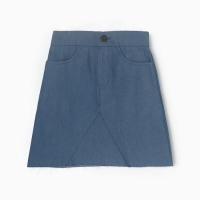 Юбка для девочки MINAKU: Jeans collection, цвет синий, рост 140 см Юбка для девочки MINAKU: Jeans collection, цвет синий, рост 140 см