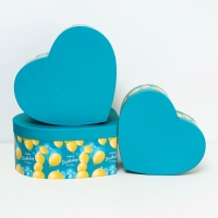 Набор коробок 3 в 1 сердца L:30.5x27.5x13.5 M:27.5x24x11.5 S:24.5x21x10 см Набор коробок 3 в 1 сердца L:30.5x27.5x13.5 M:27.5x24x11.5 S:24.5x21x10 см