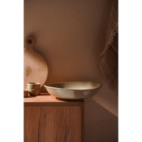 Тарелка глубокая фарфоровая SL Home &laquo;Песчаный бриз&raquo;, 1,3 л, 26&times;24&times;6 см, цвет бежевый