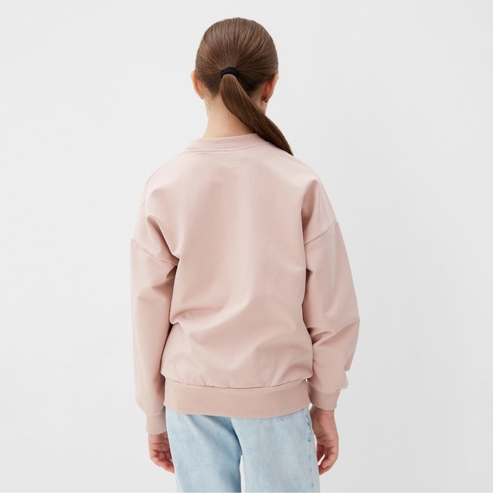 Джемпер для девочки MINAKU, цвет пудровый, рост 122 см Джемпер для девочки MINAKU, цвет пудровый, рост 122 см