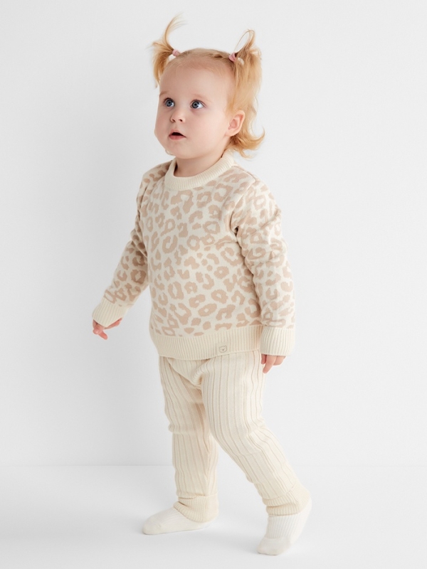 Комплект вязаный Крошка Я Leo Baby рост 92-98 см