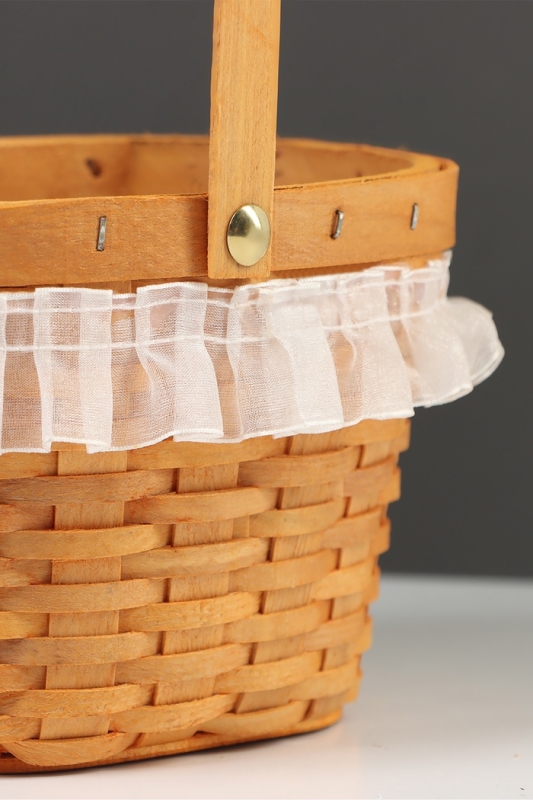 Корзина плетёная, 16×13×11 см, ручка h=11 см, ива, натуральный цвет Корзина плетёная, 16×13×11 см, ручка h=11 см, ива, натуральный цвет