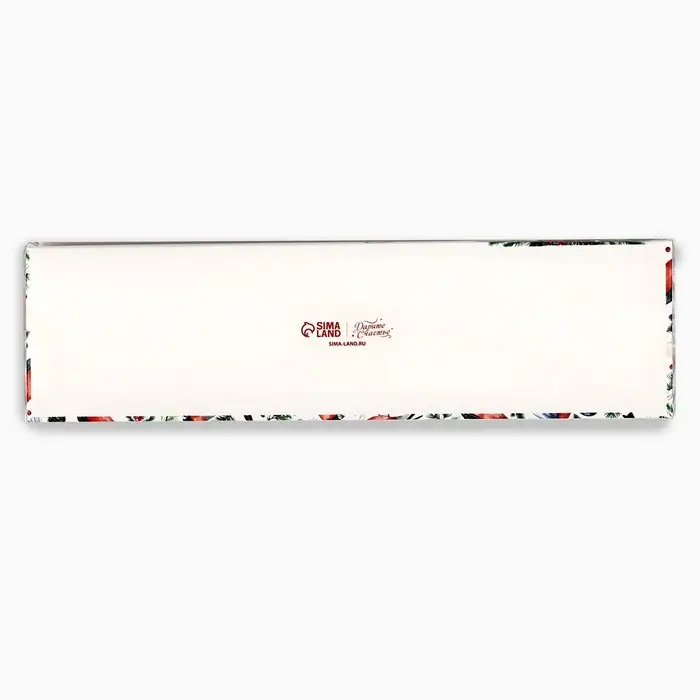 Коробка под 5 конфет с ячейками &laquo;Снегири&raquo;, 6 х 23 х 3 см