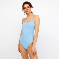 Боди женское MINAKU: Basic line цвет голубой, размер 46 Боди женское MINAKU: Basic line цвет голубой, размер 46