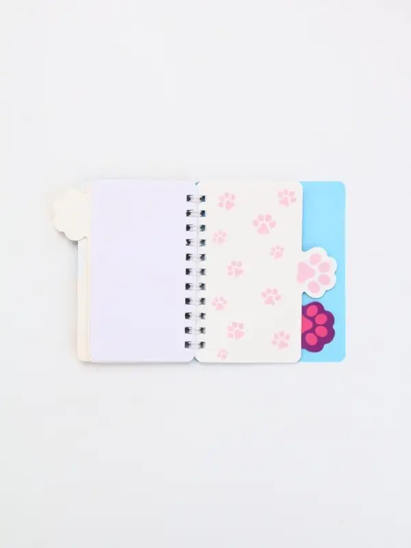 Блокнот с разделителями А7, 40 л "Корги"