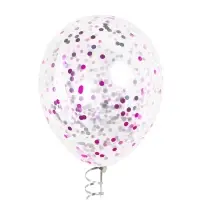 Конфетти &laquo;Круг&raquo; розовый МИКС, металлик, 1 см, 50 г