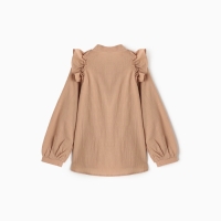 Блузка для девочки MINAKU, цвет бежевый, рост 140 см