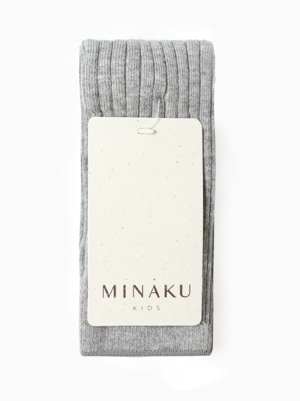 Лосины детские с лямками MINAKU, цв.серый, рост 68-74