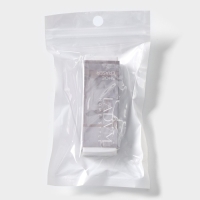 Ластик для чистки светлой обуви LaDо́m, 7,5&times;2,5&times;1,5 см, белый