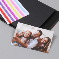 Фотоальбом 25 листов (наклейки+кольца) "Абстракция. Всё лучшее внутри" 19х27х3 см