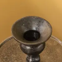 Подсвечник "Ретро серия Барселона" алюминий  13х13х15 см