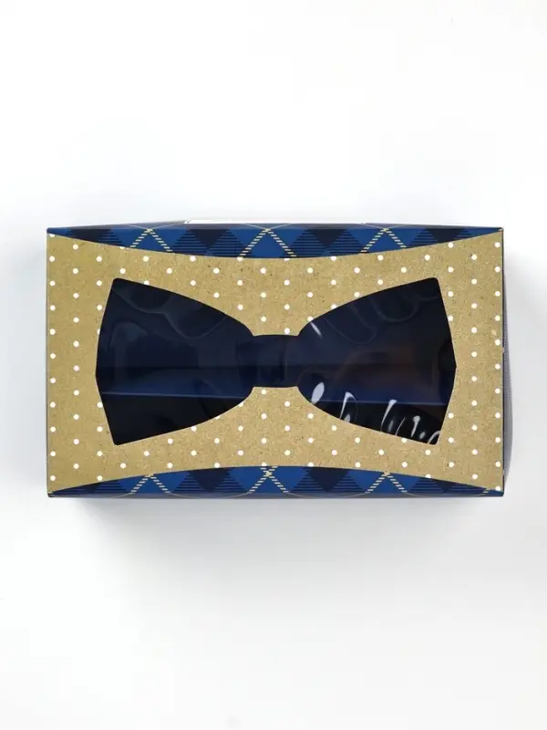 Кондитерская упаковка для макарун с окном, &laquo;Настоящему мужчине&raquo;, 11 х 19 х 5.5 см