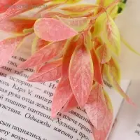 Букет искусственный &laquo;Вытянутые лепестки&raquo; двухцветный, 15 см (цена за 1 шт., фасовка 5 шт.) МИКС