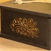 Шкатулка "Жираф" 19х15х7 см, МДФ