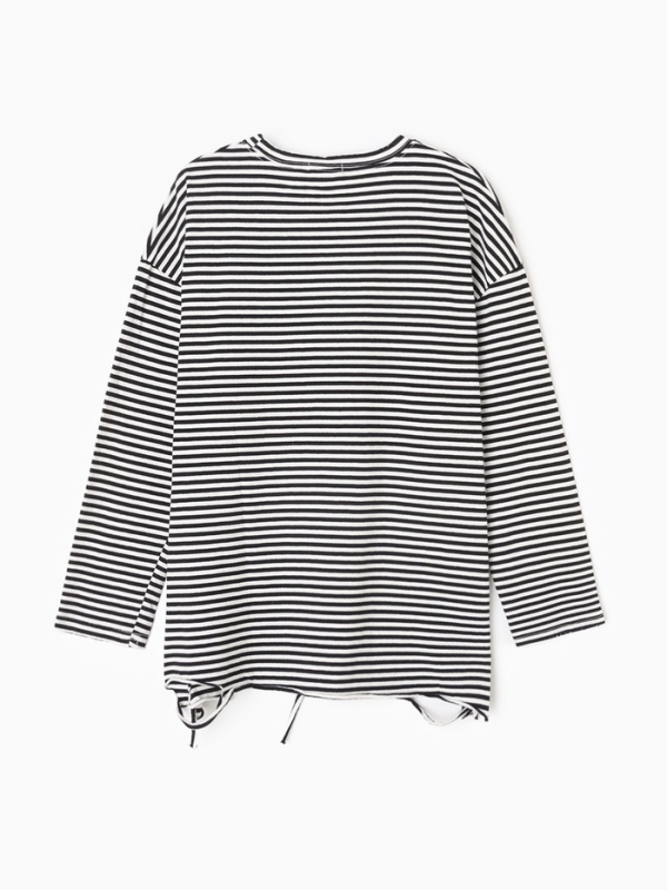 Лонгслив женский MINAKU: One Most Brand, тонкая полоска, ONESIZE