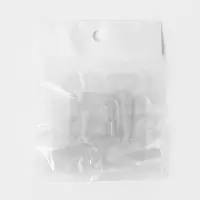 Крючок держатель самоклеящийся Доляна, 2 детали, 5.7&times;5.7&times;1 см, прозрачный