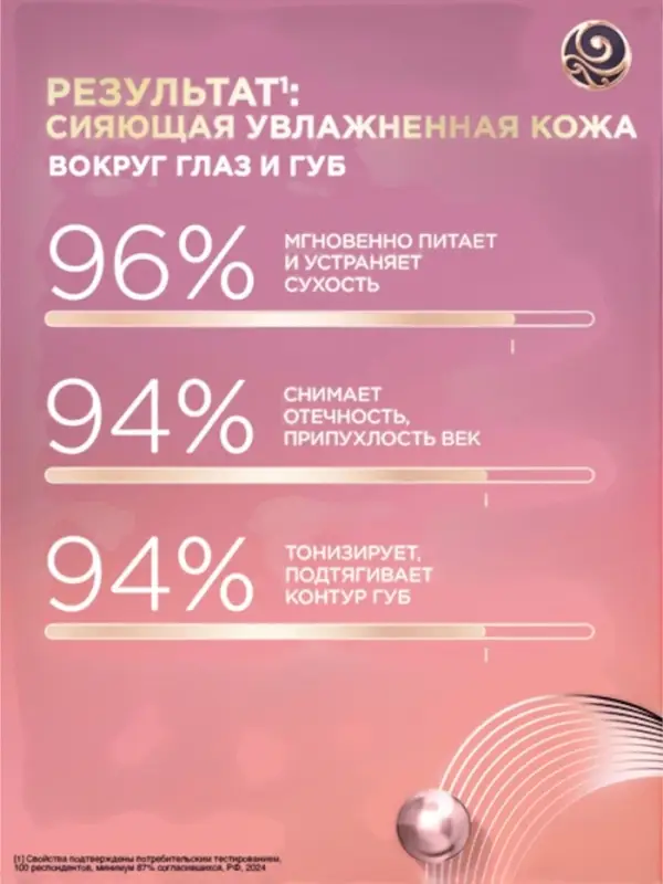 Крем-уход для кожи вокруг глаз и губ "Черный жемчуг" в период менопаузы, 15 мл