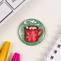 Значок закатной d=35 мм "Кружка" 6,5х6,5 см