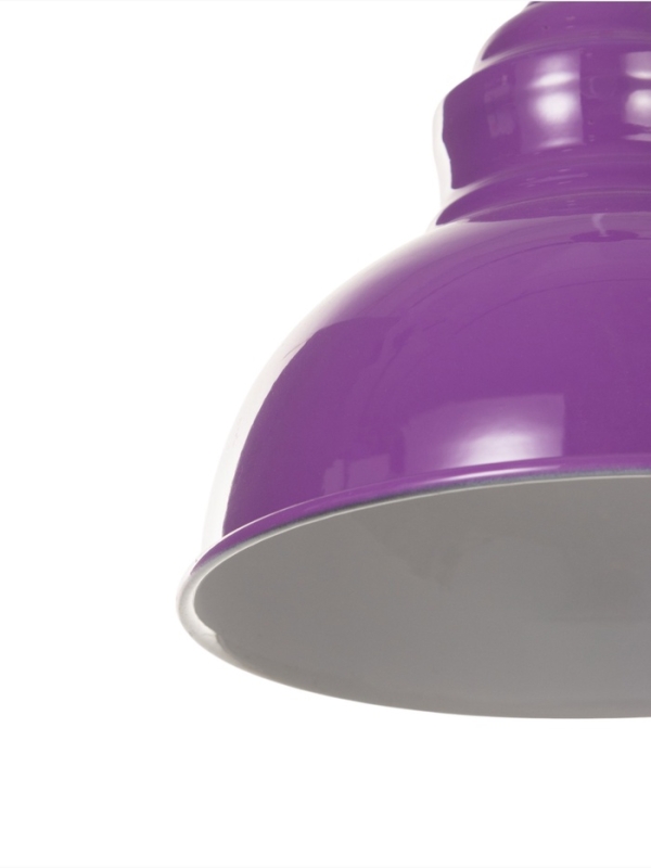 Светильник Paul 1х40Вт Е27 пр-1м темно-фиолетовый 20х20х17,5см