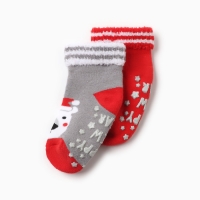 Набор махровых носков Крошка Я "Северные друзья", 2 пары, размер 12-14 см Набор махровых носков Крошка Я "Северные друзья", 2 пары, размер 12-14 см