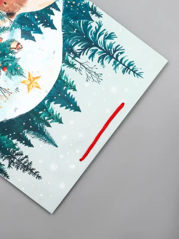 Пакет подарочный новогодний ламинированный, &laquo;Подготовка к Новому Году&raquo; , 33&times;10&times;42.5 см