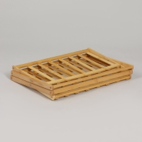 Подставка для цветов Greengo, 3 полки, 50 &times; 25 &times; 46 см, напольная, бамбук