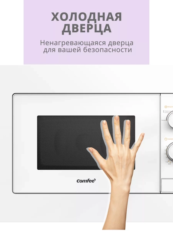 Встраиваемая микроволновая печь CBM2000W, 20 л, 5 мощностей