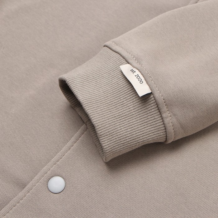 Толстовка мужская (бомбер) MIST Men's casual размер 56, серо-бежевый