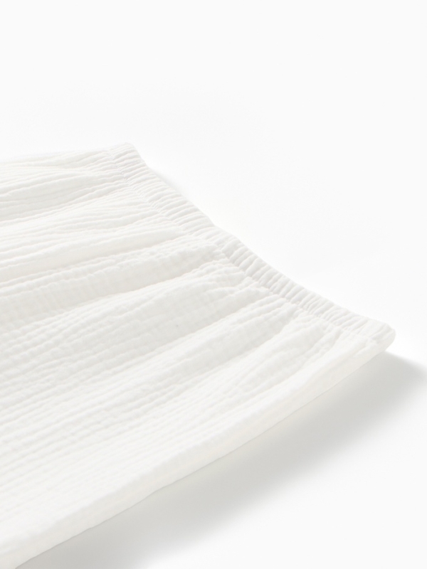 Комплект для девочки (блузка и брюки) MINAKU цвет белый, рост 140 см