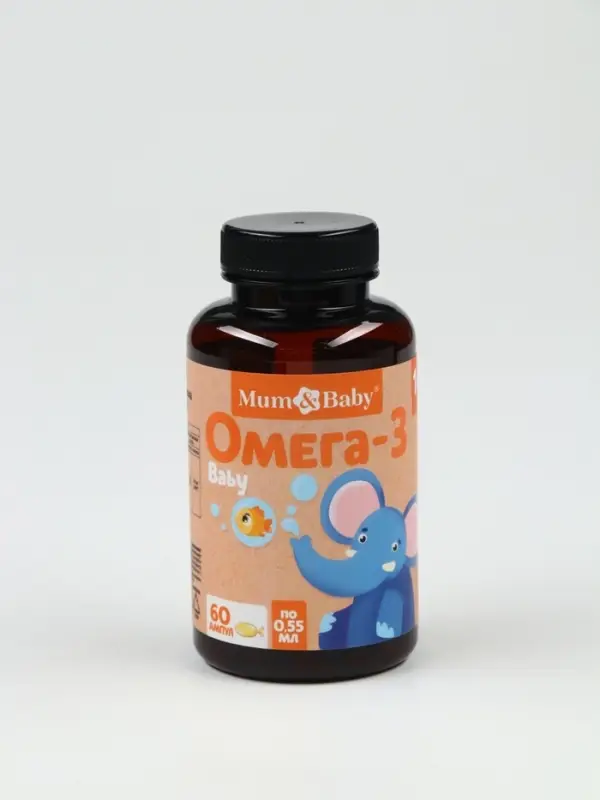 Омега-3 для детей Беби, 60 капсул