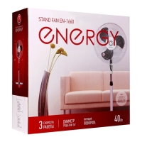 Вентилятор Energy EN-1660, напольный, 40 Вт, 3 скорости, белый