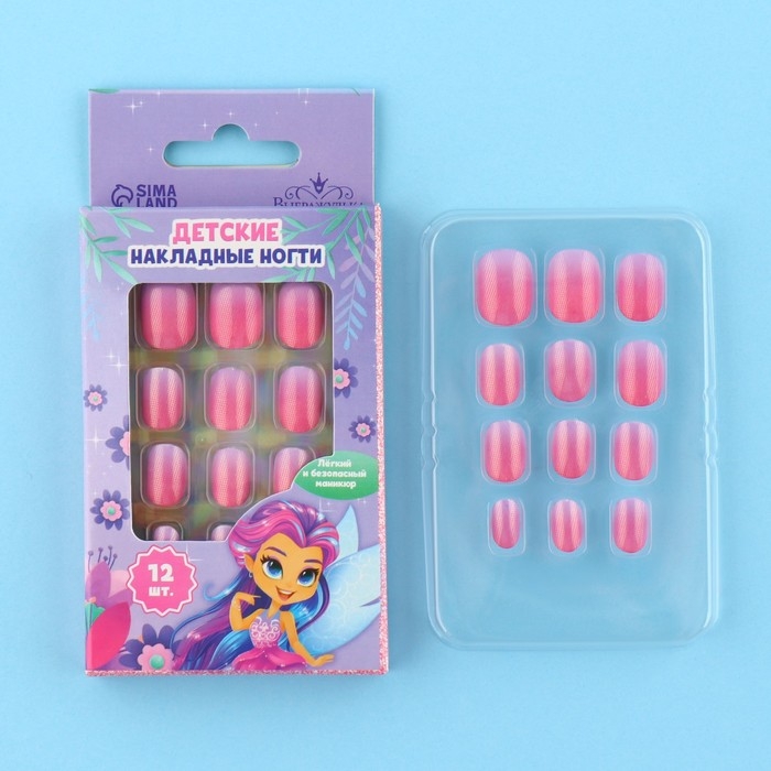 Детские накладные ногти «Сказочная фея», 12 шт Детские накладные ногти «Сказочная фея», 12 шт