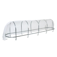 Парник, длина 5 м, оцинкованный профиль из 5 дуг, спанбонд 65 г/м&sup2;, &laquo;Агрощит&raquo;