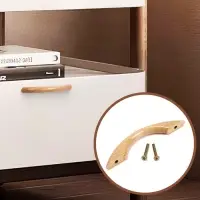 Ручка-скоба CAPPIO RSC043, дерево, м/о 96 мм