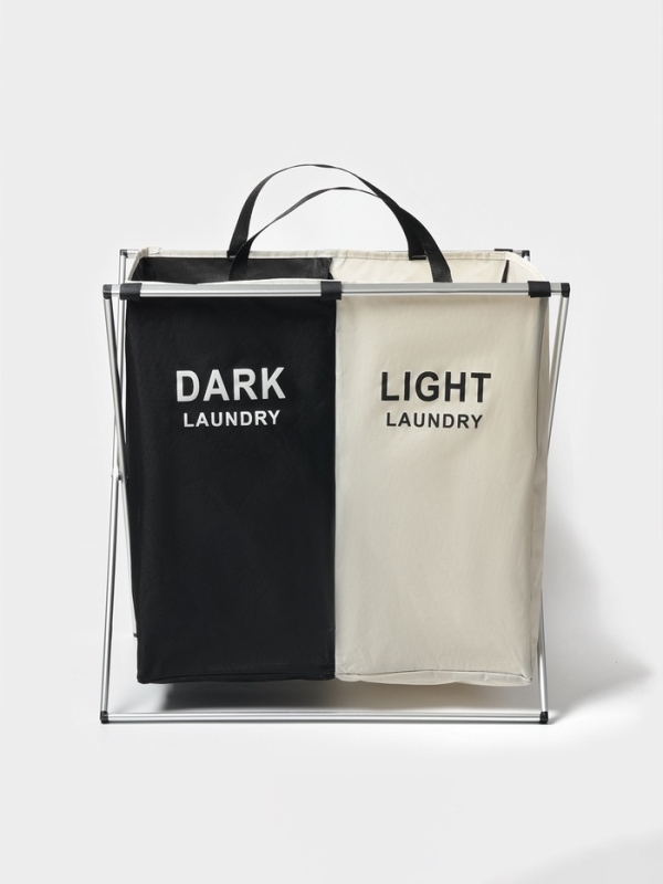 Корзина для белья Доляна LAUNDRY, складная, 60&times;40&times;58 см