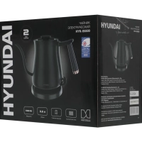 Чайник HYK-S5500 0.7л. 1000Вт черный (металл)